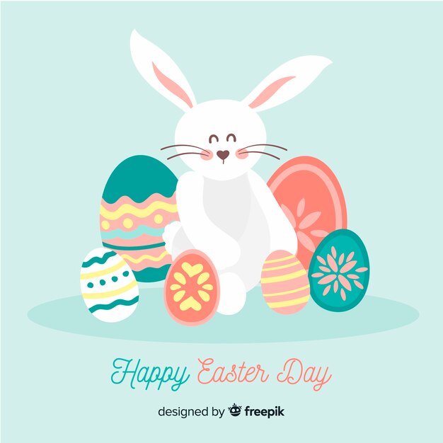 Fondo de feliz día de Pascua