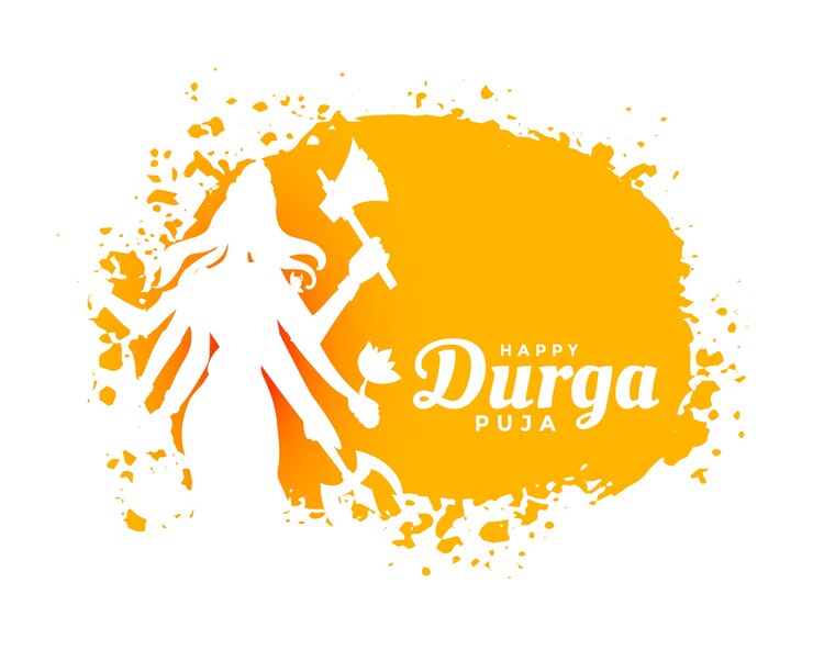 Vector gratuito fondo feliz festival indio durga pooja