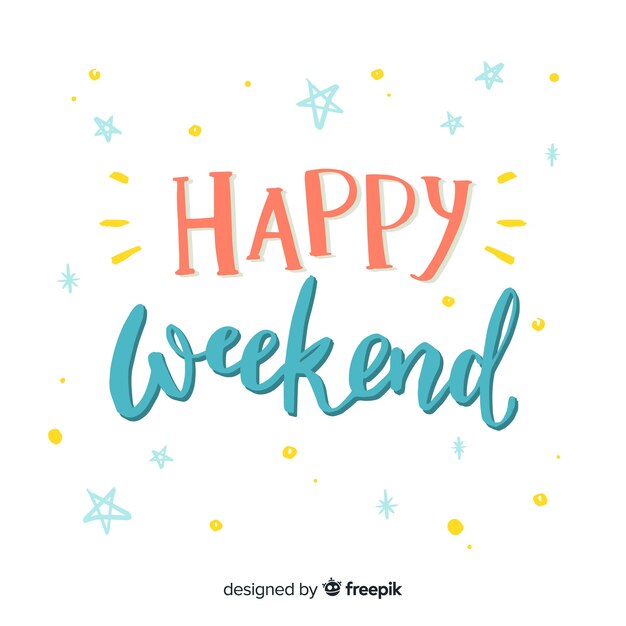Fondo de feliz fin de semana