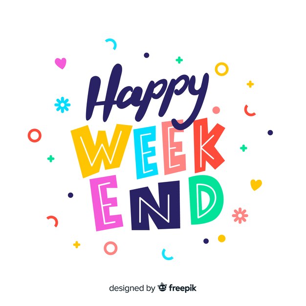 Fondo de feliz fin de semana