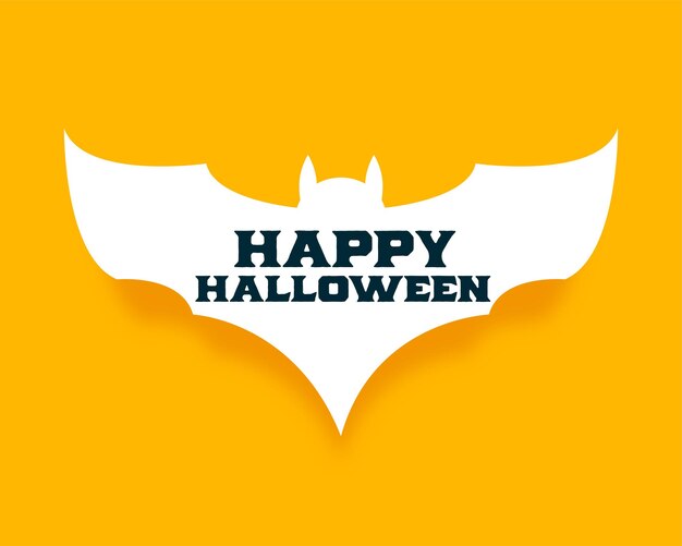 Fondo feliz halloween en murciélago estilo paprcut