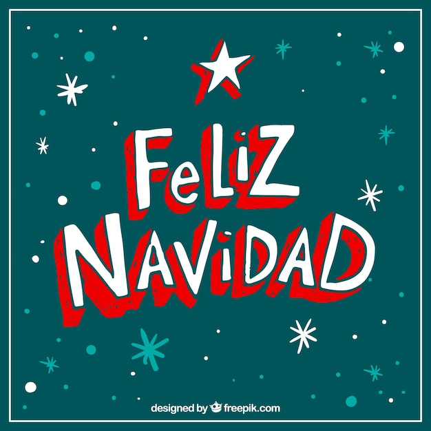 Vector gratuito fondo de feliz navidad