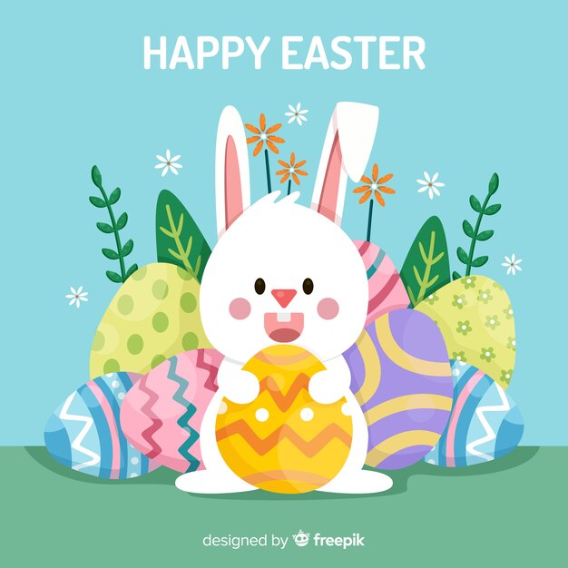 Fondo de feliz pascua