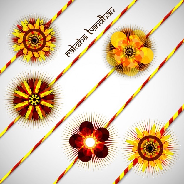 Vector gratuito fondo de feliz raksha bandhan