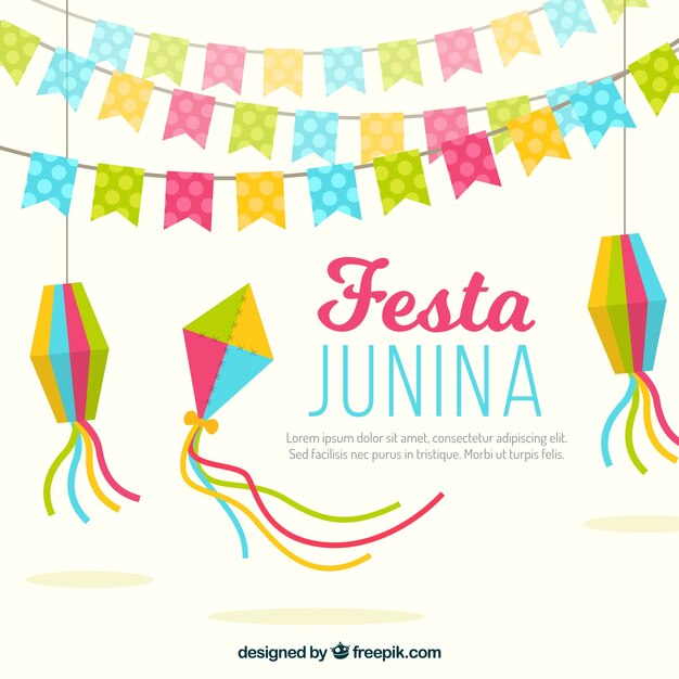 Fondo de festa junina