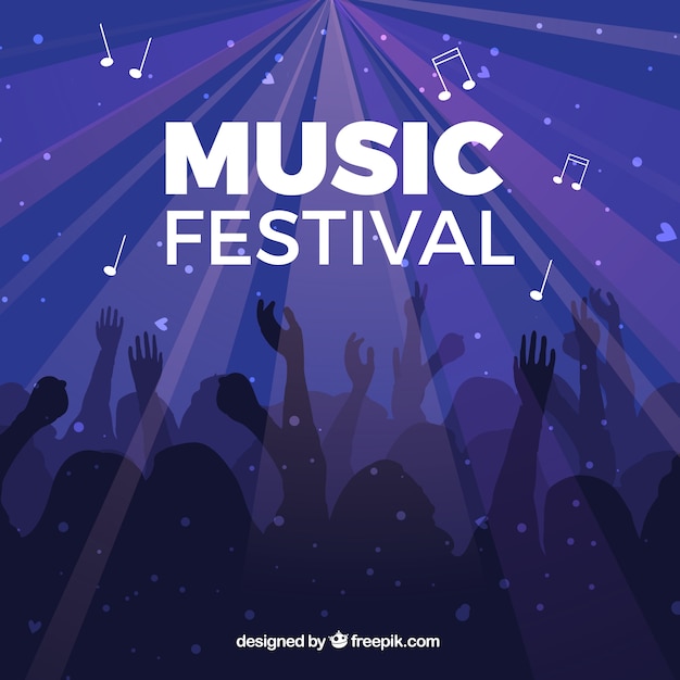 Fondo del festival de música