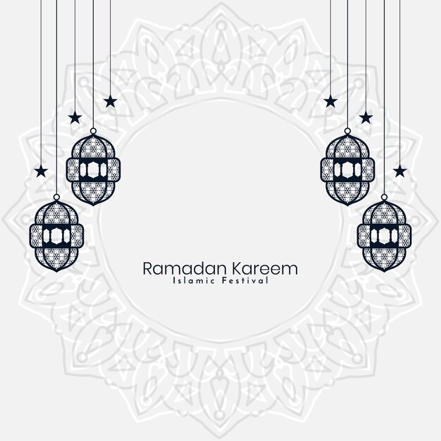 Fondo del festival religioso islámico Ramadan Kareem