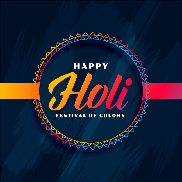 Fondo de festival tradicional hindú holi feliz