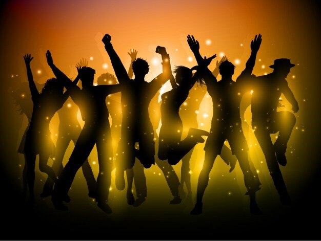 Fondo de fiesta de baile