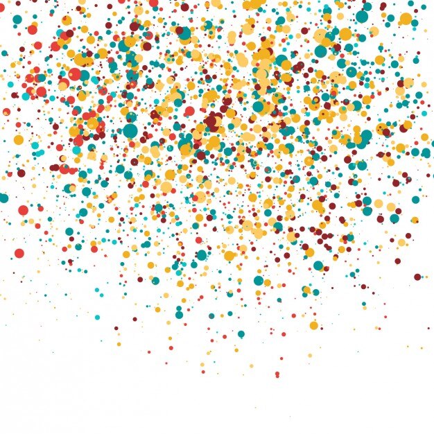 Fondo de fiesta de confeti 