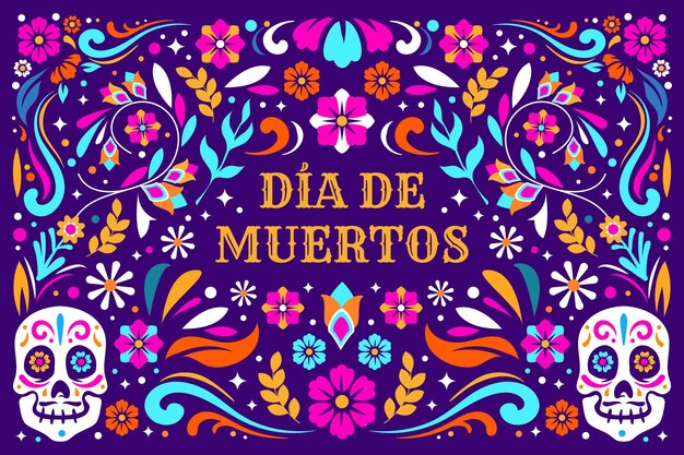 Fondo para la fiesta del dia de muertos