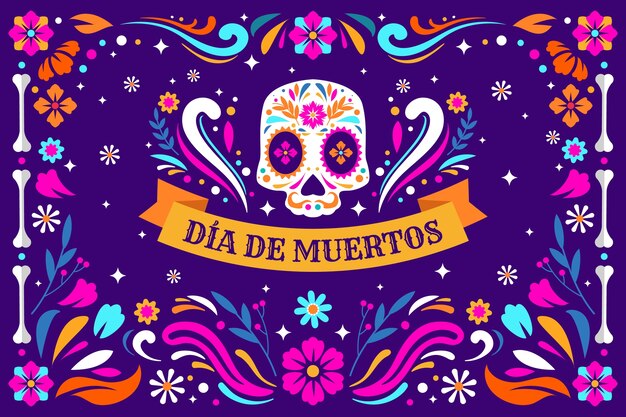 Fondo para la fiesta del dia de muertos