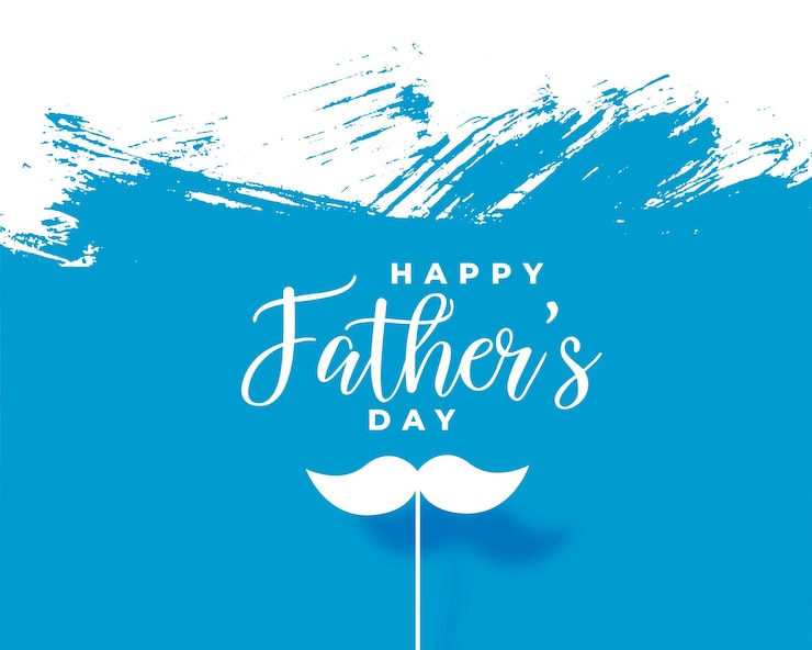 Vector gratuito fondo de fiesta del día del padre de estilo sucio para publicación en redes sociales