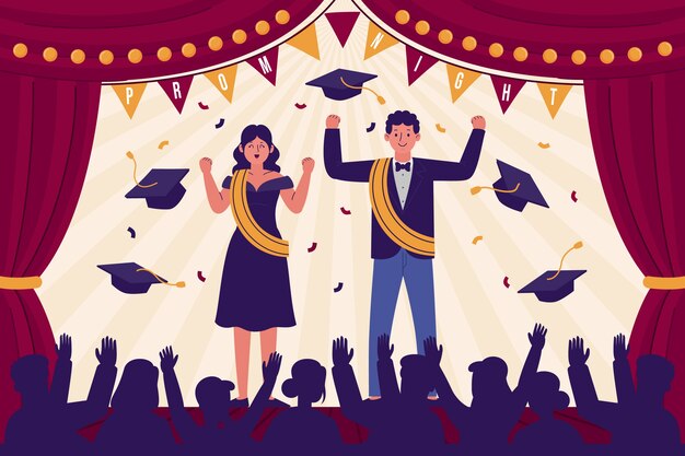 Fondo de fiesta plano