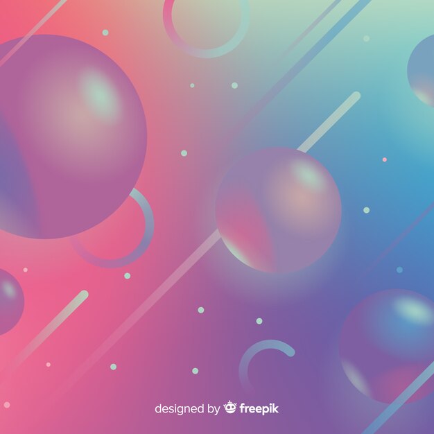 Fondo de figuras geométricas en 3d