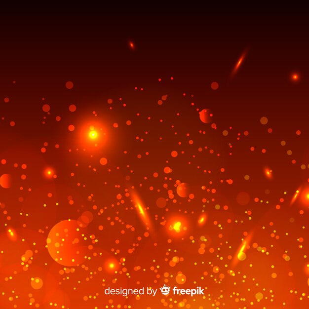 Fondo flameante