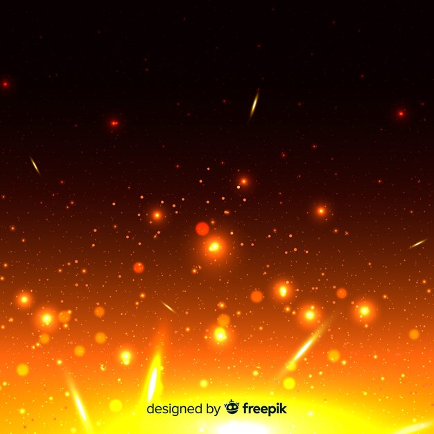 Fondo flameante