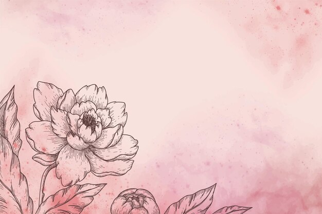 Fondo con flor hermosa