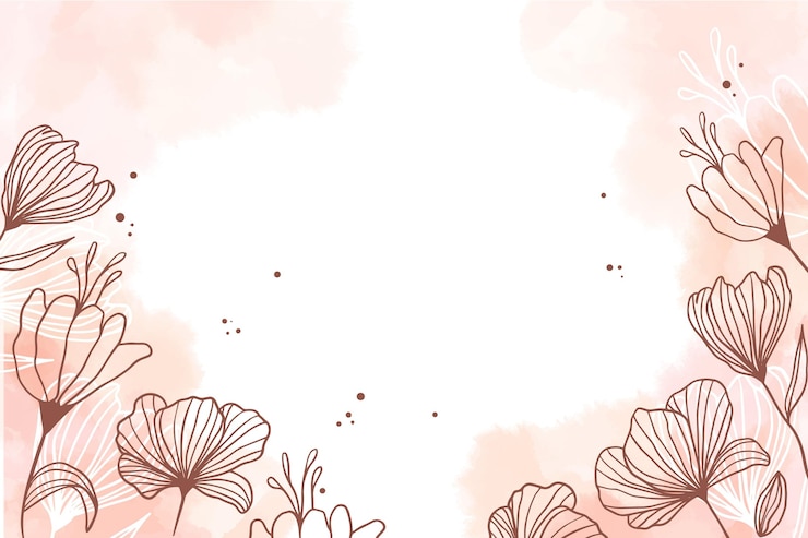 Vector gratuito fondo floral acuarela pintada a mano