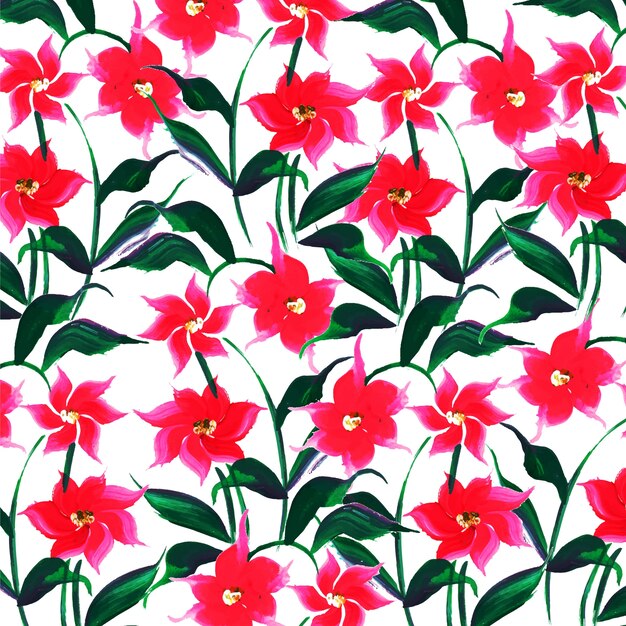 Fondo floral de acuarela
