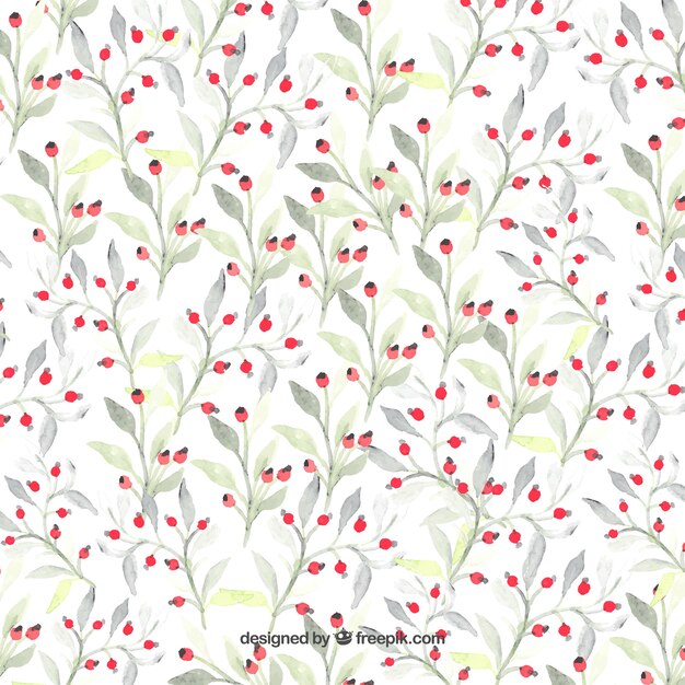 Fondo floral acuarela