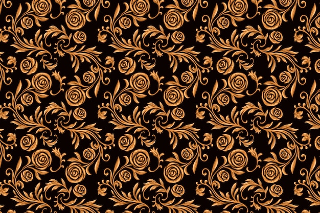 Vector gratuito fondo floral árabe vintage ornamental