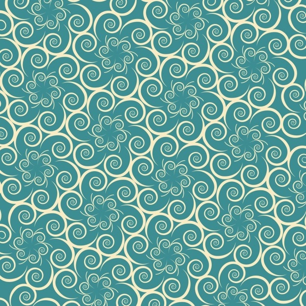 Vector gratuito fondo floral azul