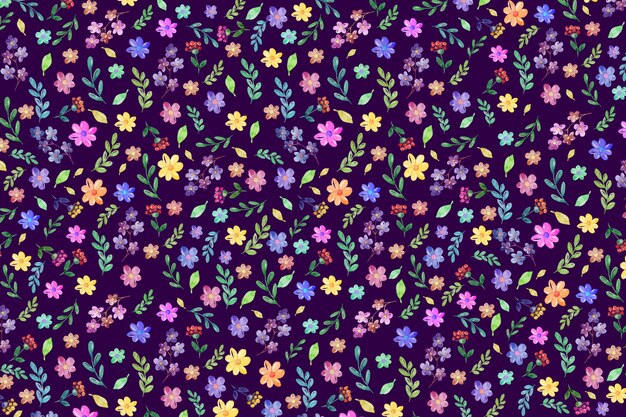 Fondo floral colorido