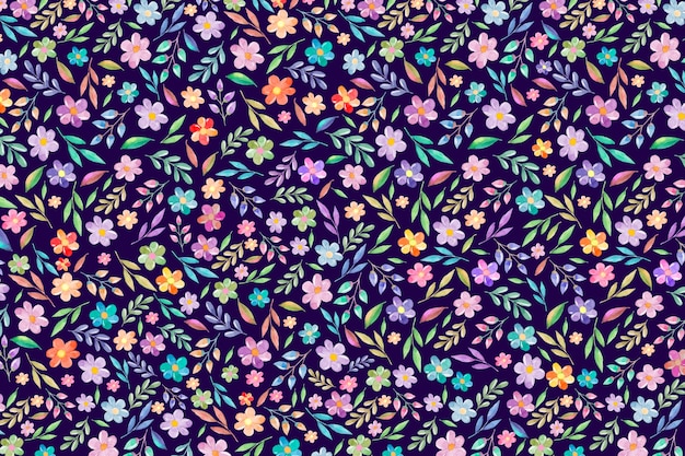 Fondo floral colorido