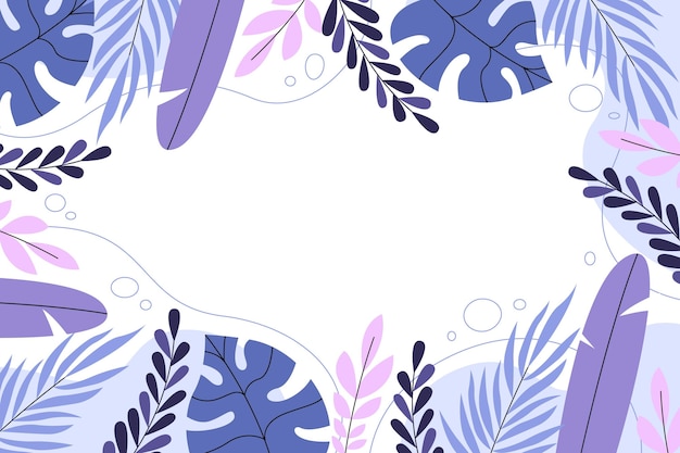 Vector gratuito fondo floral dibujado a mano