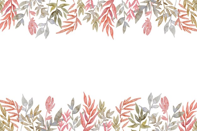 Fondo floral de diseño plano