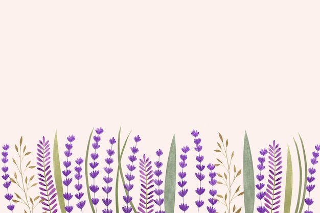 Vector gratuito fondo floral con espacio vacío