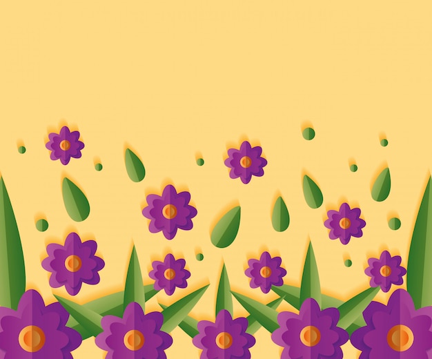 Fondo floral de flores