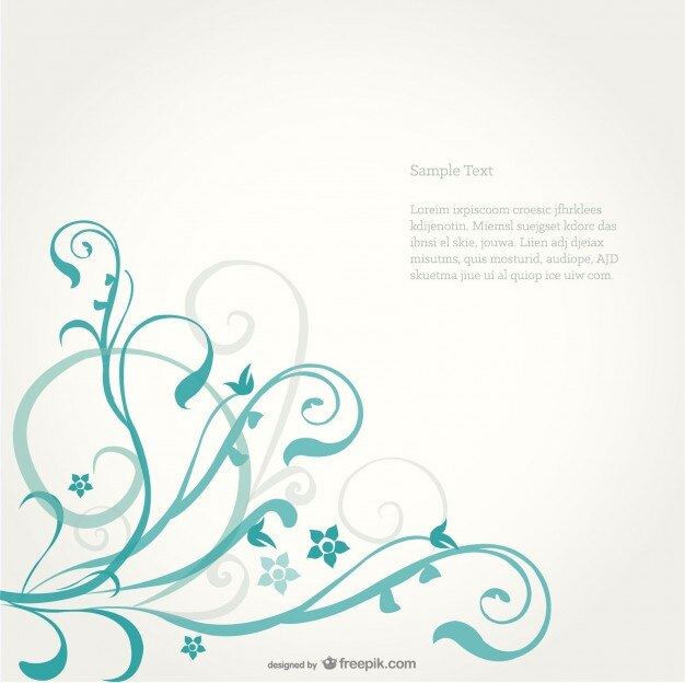 Fondo floral minimalista