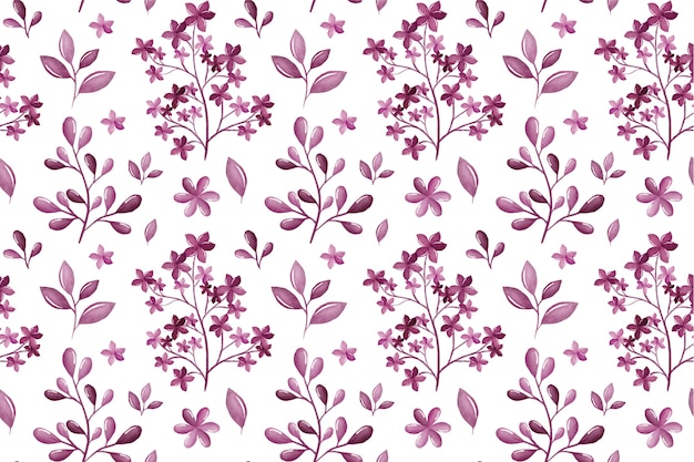 Vector gratuito fondo floral monocromático acuarela