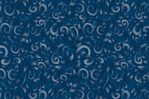 Fondo floral ornamental abstracto