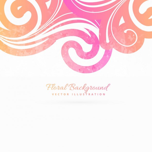 Vector gratuito fondo floral rosa