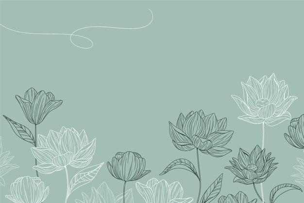 Fondo floral simple