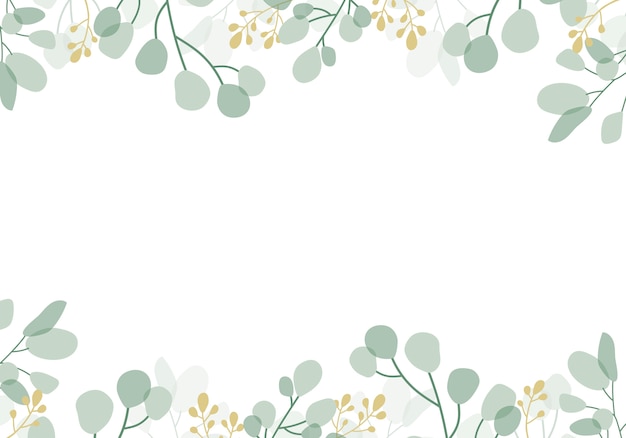 Fondo floral verde