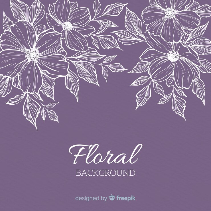 Vector gratuito fondo floral