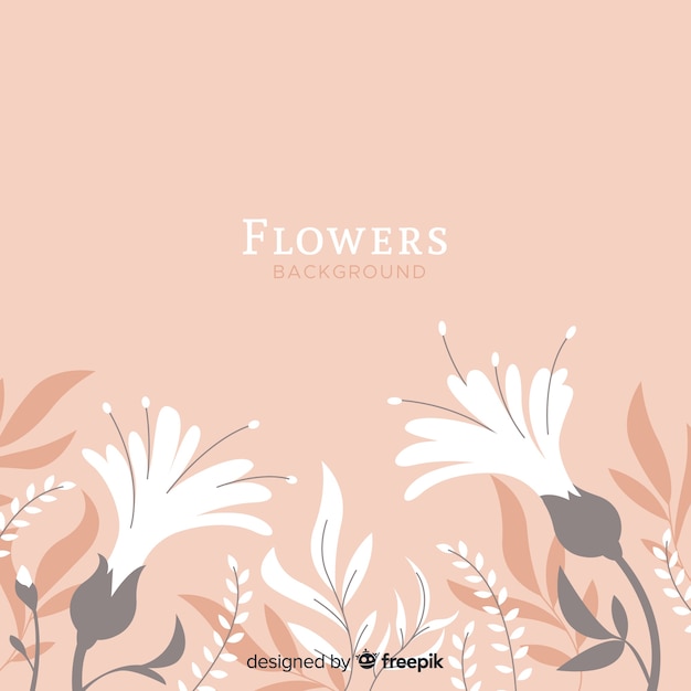 Vector gratuito fondo floral