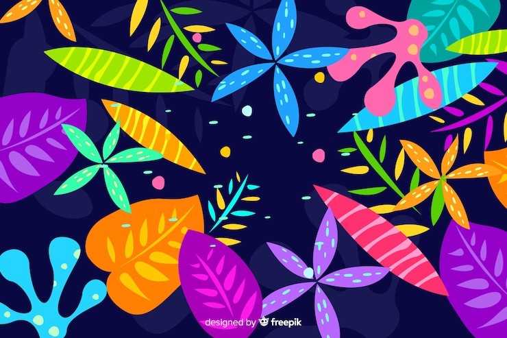 Vector gratuito fondo floral
