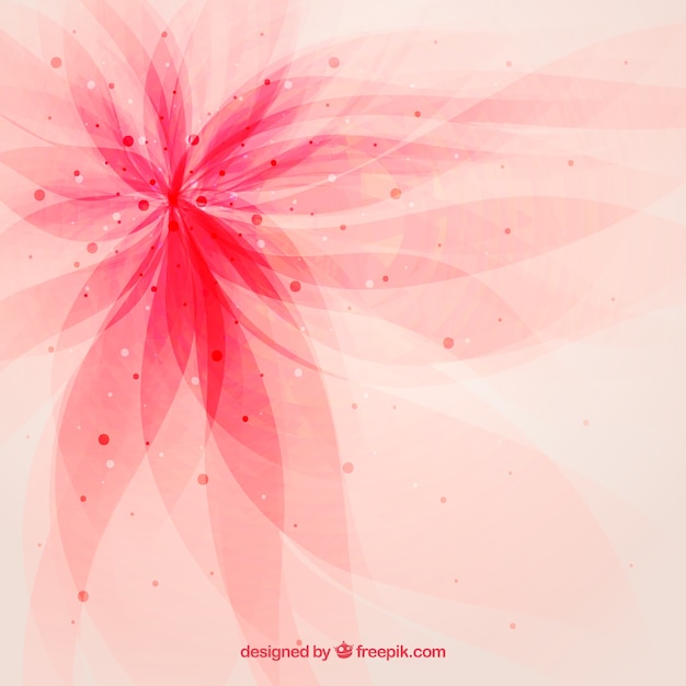 Fondo de flores abstractas