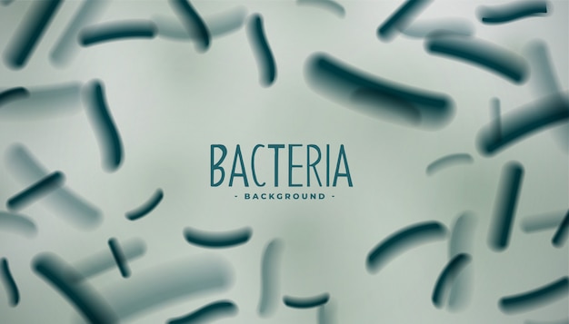 Vector gratuito fondo flotante de infección por virus o bacterias