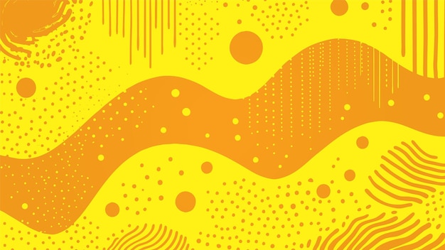 fondo fluido amarillo naranja
