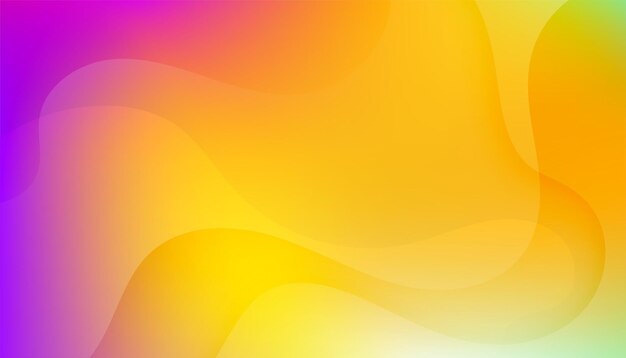 fondo fluido amarillo y rosa para la presentación moderna