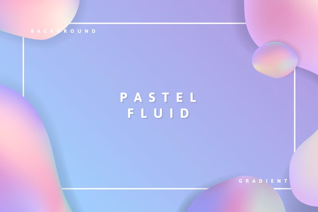 Fondo fluido pastel