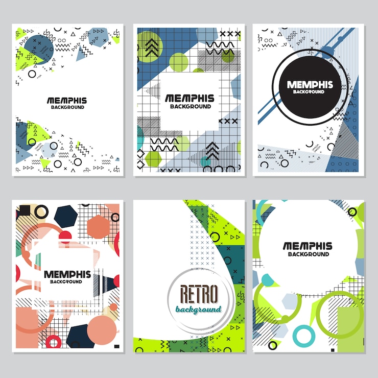 Vector gratuito fondo de flyer retro