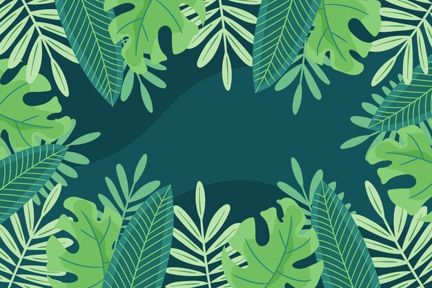 Fondo de follaje tropical