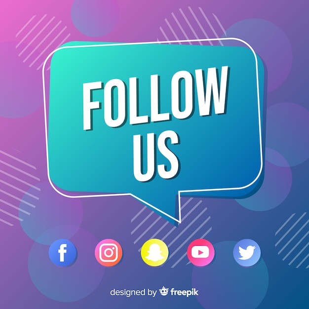 Fondo de follow us